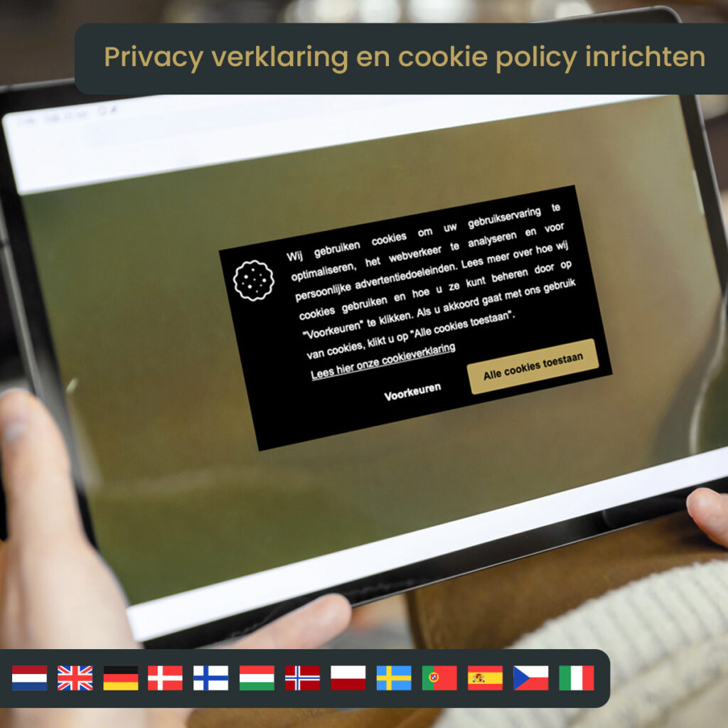 Cookie policy & privacy verklaring | Cookiepolicy.nl
